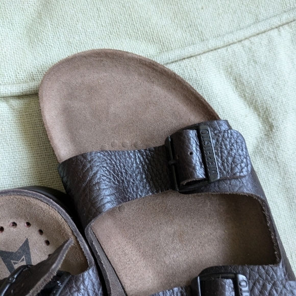 MEPHISTO Men's Zeus Leather Buckle Open Toe Sandal NEW Size 47 - Picture 9 of 9